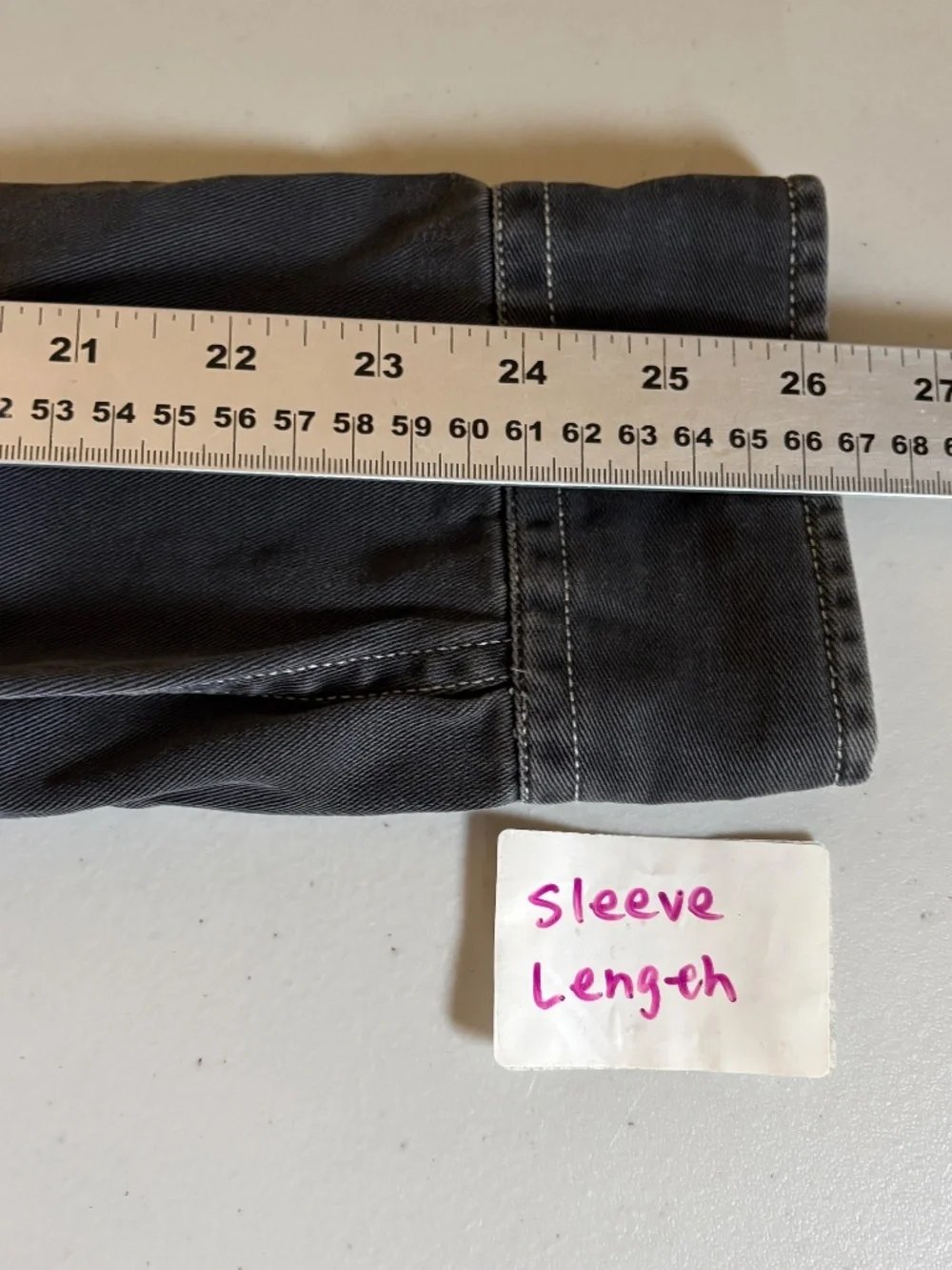 J Crew Cotton Oarsman Denim Long Sleeve Button Down Shirt - Men's Size LT Black